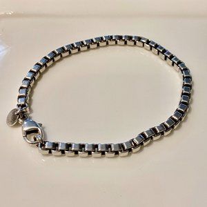 Tiffany and Co. silver bracelet 7 1/2 " long